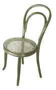 Thonet - Bistro - Stühle neu ausgeflochten von Korbmacherin Iris Haegele-Nestle